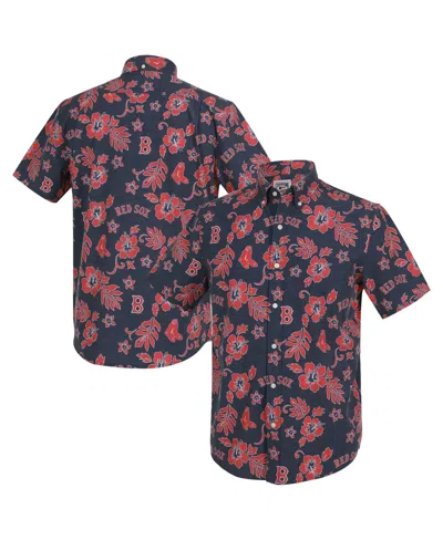 Reyn Spooner Men's Boston Red Sox Cooperstown Classic-fit Short-sleeve Shirt In Blue