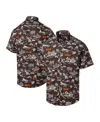 Reyn Spooner Men's Brown Cleveland Browns Throwback Kekaiâ Print Button-up Shirt In Brown