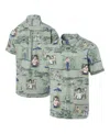 Reyn Spooner Men's Bruce Lee Green Hollywood Icons Little Dragon Tailored Button-down Shirt In Green