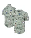 Reyn Spooner Men's Bruce Lee Green Hollywood Icons Little Dragon Tailored Button-down Shirt In Green
