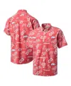 Reyn Spooner Men's Cardinal Arkansas Razorbacks Classic Button-up Shirt In Red