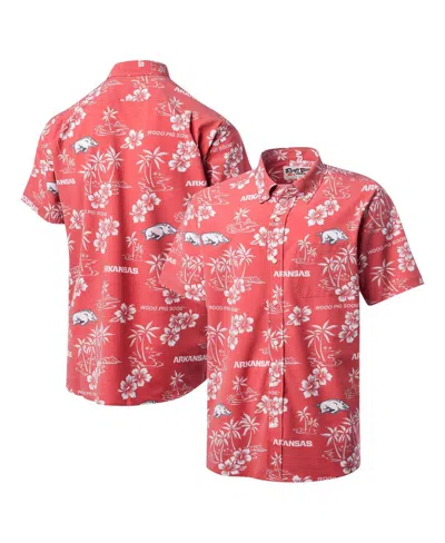 Reyn Spooner Men's Cardinal Arkansas Razorbacks Classic Button-up Shirt In Red