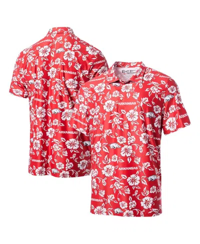 Reyn Spooner Men's Cardinal Arkansas Razorbacks Performance Polo Shirt In Red