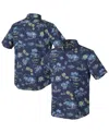Reyn Spooner Men's Dark Blue Tampa Bay Rays Kekai Button-down Shirt In Blue
