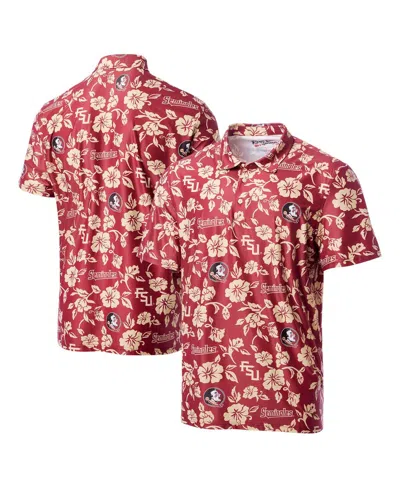 Reyn Spooner Men's Garnet Florida State Seminoles Performance Polo Shirt In Red