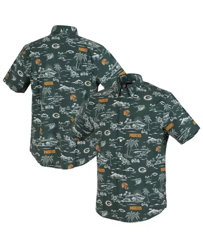 Reyn Spooner Green Green Bay Packers Kekai Performance Button-down Shirt