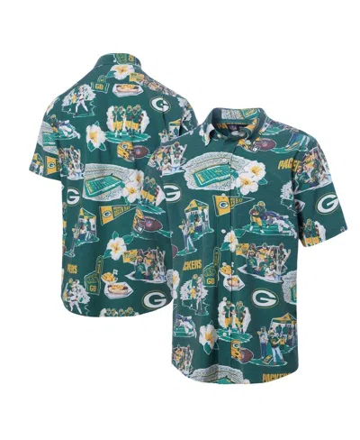 Reyn Spooner Men's Green Green Bay Packers Scenic Button-down Shirt