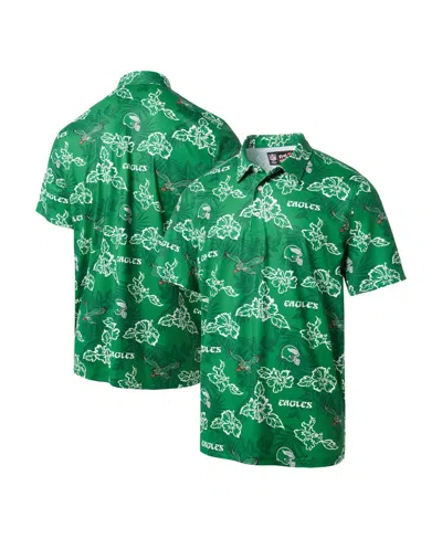 Reyn Spooner Men's Kelly Green Philadelphia Eagles Throwback Pua Performance Polo Shirt
