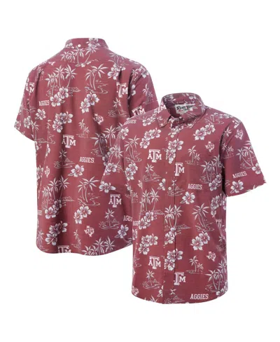 Reyn Spooner Men's Maroon Texas A&m Aggies Classic Button-up Shirt In Burgundy