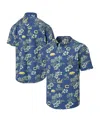 Reyn Spooner Men's Navy Cal Bears Kekai Classic Tri-blend Button-down Shirt In Blue
