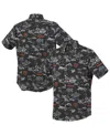 Reyn Spooner Navy Chicago Bears Kekai Performance Button-down Shirt In Black
