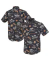 Reyn Spooner Navy Chicago Bears Throwback Kekai Performance Button-down Shirt In Multi