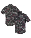 Reyn Spooner Navy Chicago Bears Kekai Performance Button-down Shirt In Black