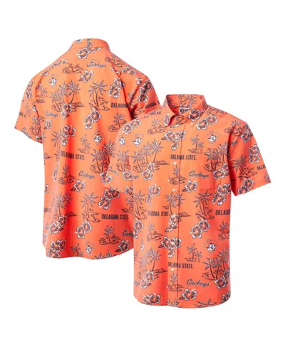 Reyn Spooner Men's Orange Oklahoma State Cowboys Classic Button-up Shirt