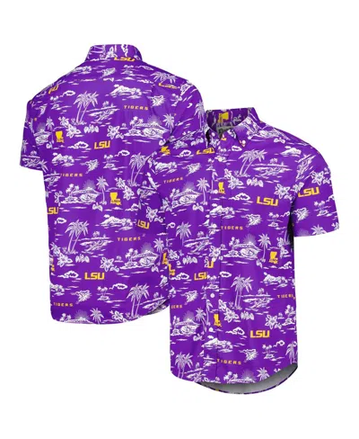 Reyn Spooner Men's Purple Lsu Tigers Classic Button-down Shirt