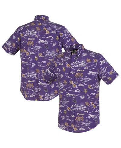Reyn Spooner Men's Purple Minnesota Vikings Kekai Performance Button-down Shirt