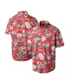 Reyn Spooner Men's Red Kansas City Chiefs Scenic Button-down Shirt In Red