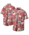 Reyn Spooner Men's Red Kansas City Chiefs Scenic Button-down Shirt In Multi