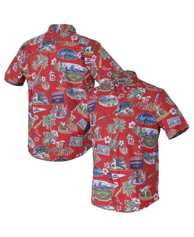 Reyn Spooner Red Philadelphia Phillies Scenic Tri-blend Button-down Shirt