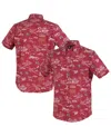 Reyn Spooner Scarlet San Francisco 49ers Kekai Performance Button-down Shirt In Purple