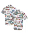 Reyn Spooner Men's White 151st Kentucky Derby Button-up Shirt In Multi