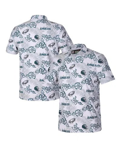Reyn Spooner White Philadelphia Eagles Pua Performance Game Day Polo In Multi