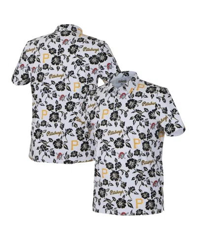 Reyn Spooner Men's White Pittsburgh Pirates Pua Performance Polo Shirt In Multi