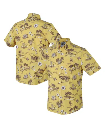 Reyn Spooner Men's Yellow San Diego Padres Kekai Button-down Shirt
