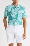 Reyn Spooner Muana Monstera Polo In Blue