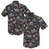 Reyn Spooner Navy Chicago Bears Throwback Kekai Performance Button-down Shirt In Multi
