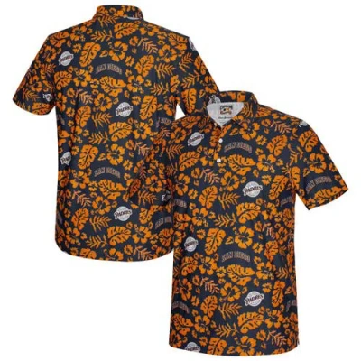 Reyn Spooner Navy San Diego Padres Cooperstown Pua Performance Polo In Brown