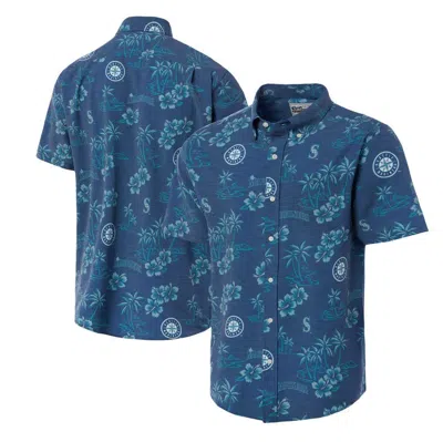 Reyn Spooner Navy Seattle Mariners Kekai Button-down Shirt