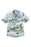 REYN SPOONER NORTH SHORE TAILORED FIT SHORT SLEEVE BUTTON-DOWN SHIRT
