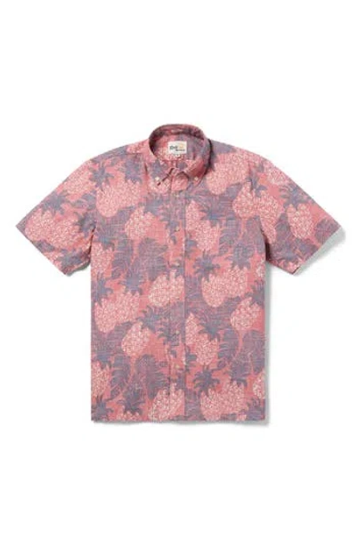 Reyn Spooner Piña Colada Classic Fit Short Sleeve Button-down Shirt<br> In Dusty Ceda