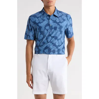 Reyn Spooner Pineapple Palm Polo In Navy
