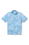 Reyn Spooner Pua Tapa Classic Fit Short Sleeve Button-down Shirt In Vallarta Blue