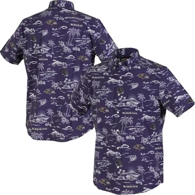 Reyn Spooner Purple Baltimore Ravens Kekai Performance Button-down Shirt