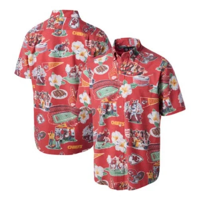 Reyn Spooner Red Kansas City Chiefs Scenic Button-down Shirt