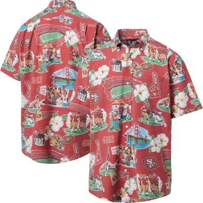 Reyn Spooner Red San Francisco 49ers Scenic Button-down Shirt