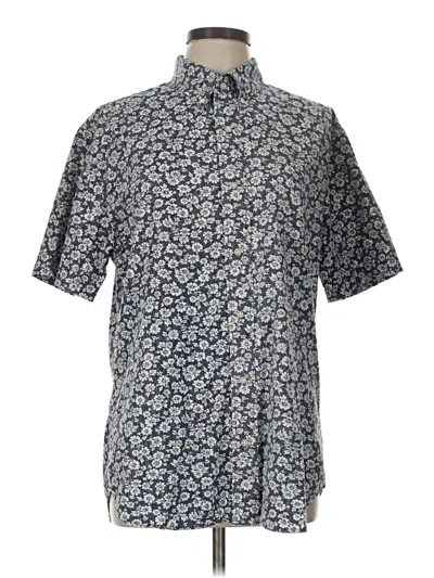 Pre-owned Reyn Spooner Short Sleeve Button Down Shirt In Blue