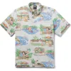 Reyn Spooner South Park Mahalo Rewards Classic Fit Button-down Shirt In White