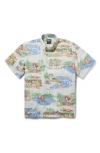 Reyn Spooner South Park Mahalo Rewards Classic Fit Button-down Shirt In White