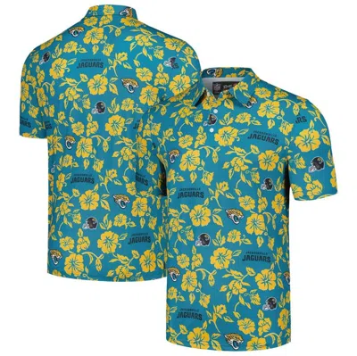 Reyn Spooner Teal Jacksonville Jaguars Pua Performance Polo