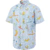 Reyn Spooner The Simpsons Cowabunga Button-down Shirt In Chambray