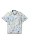 Reyn Spooner The Simpsons Cowabunga Button-down Shirt In Chambray
