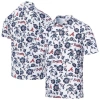 Reyn Spooner White Atlanta Braves Performance Polo In White