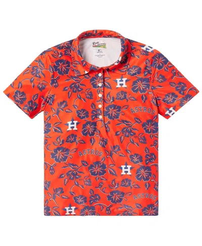 Reyn Spooner Women'sâ Orange Houston Astros Pua Performance Polo Shirt