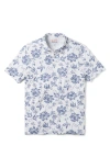Reyn Spooner X Alfred Shaheen Classic Pareau Floral Performance Polo In White