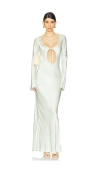 Rezek Studio Martini Dress In Sage