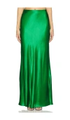 Rezek Studio Shimmy Skirt In Green